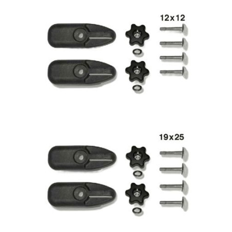 Части - Крепежи за автобокс Т-болтове к-т 12x12 + 19x25