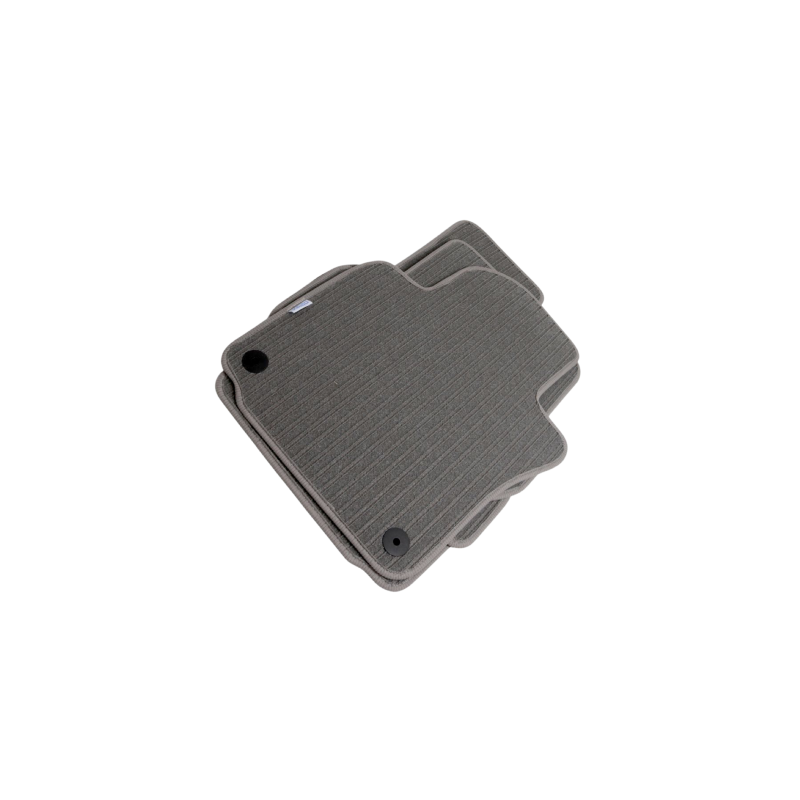 Мокетни стелки за Vw Golf 5 / Golf 6 / Jetta (2005-2011) сиви с кръгли щипки