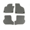 Мокетни стелки за Vw Golf 5 / Golf 6 / Jetta (2005-2011) сиви с кръгли щипки