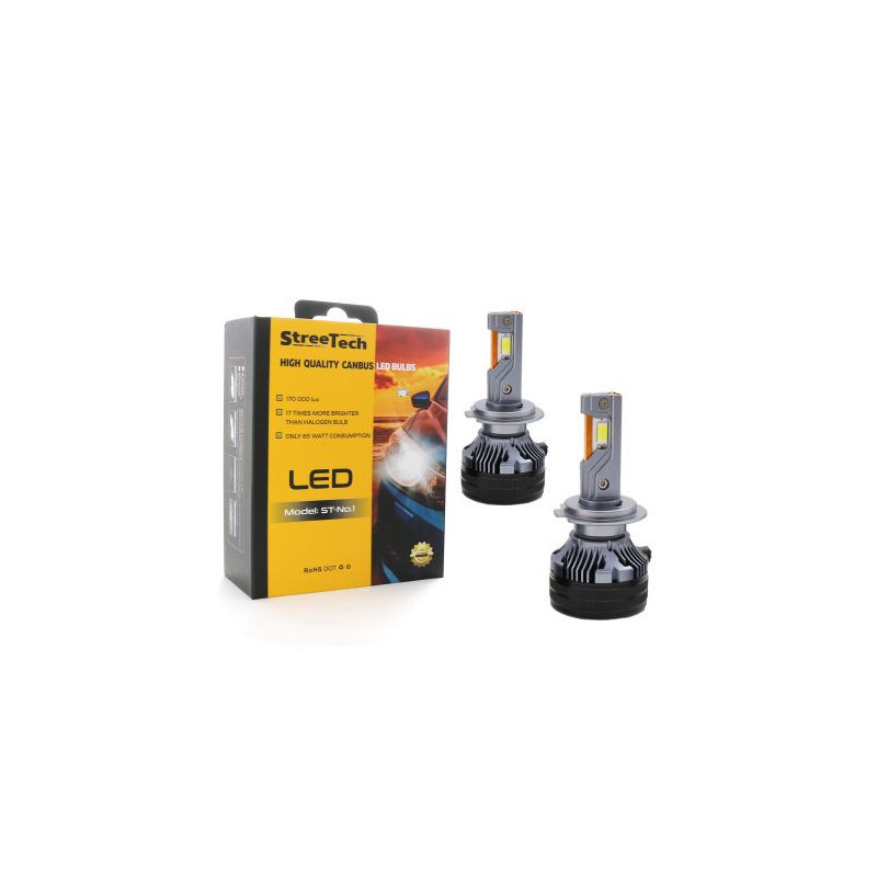 Лед крушки - Led система H7 Streetech модел STN1 за фарове - 170 000 Лукса