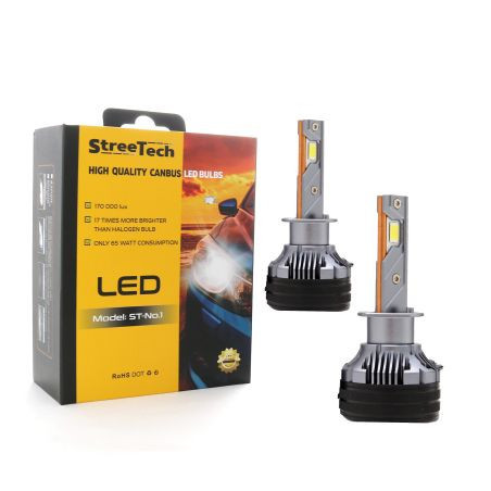 Лед крушки - Led система H1 Streetech модел STN1 за фарове - 170 000 Лукса