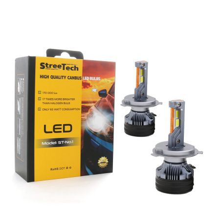 Би Лед крушки - Bi-Led система H4 Streetech модел STN1 за фарове - 170 000 Лукса