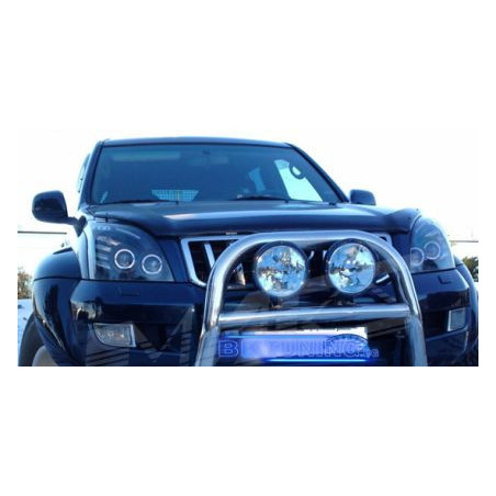 Кристални Фарове за Toyota Land Cruiser 120 (2003-2009) - черни