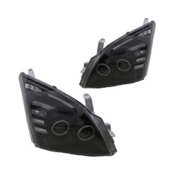 Кристални Фарове за Toyota Land Cruiser 120 (2003-2009) - черни