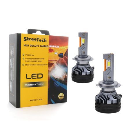 Лед крушки - Led система H7 Streetech модел STN1 за фарове - 170 000 Лукса