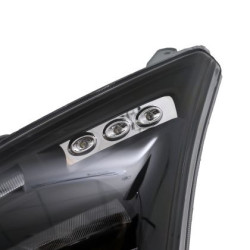 Кристални Фарове за Toyota Land Cruiser 120 (2003-2009) - черни