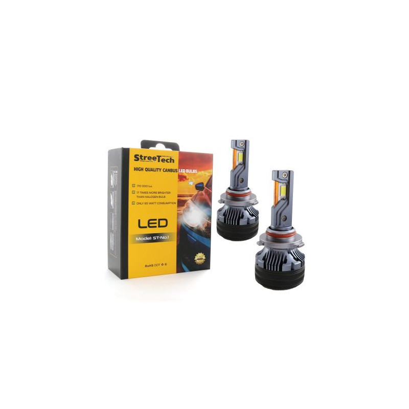 Лед крушки - Led система 9005 / HB3 Streetech модел STN1 за фарове - 170 000 Лукса