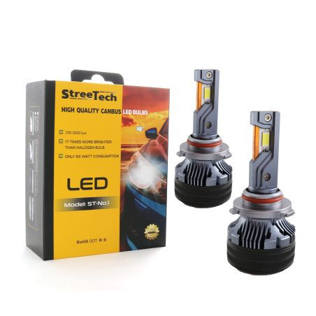 Лед крушки - Led система 9005 / HB3 Streetech модел STN1 за фарове - 170 000 Лукса