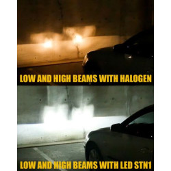 Лед крушки - Led система 9005 / HB3 Streetech модел STN1 за фарове - 170 000 Лукса, 65W - Canbus 6000K - 1700%