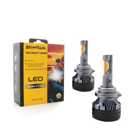 Лед крушки - Led система 9006 / HB4 Streetech модел STN1 за фарове - 170 000 Лукса