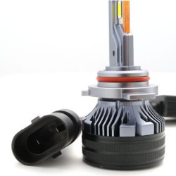 Лед крушки - Led система 9012 / HIR2 модел STN1 за фарове - 170 000 Лукса, 65W - Canbus 6000K - 1700% повече с