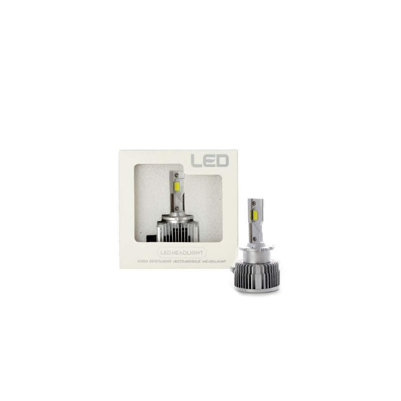 Лед крушки - Led система D2S D2R за подмяна на фабричен ксенон 50W - Canbus 6000K - 100% по силни от фабричен ксенон