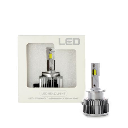 Лед крушки - Led система D2S D2R за подмяна на фабричен ксенон 50W - Canbus 6000K - 100% по силни от фабричен ксенон