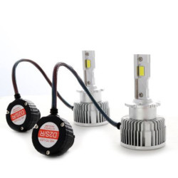 Лед крушки - Led система D2S D2R за подмяна на фабричен ксенон 50W - Canbus 6000K - 100% по силни от фабричен