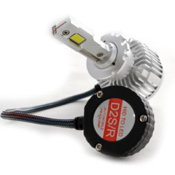 Лед крушки - Led система D2S D2R за подмяна на фабричен ксенон 50W - Canbus 6000K - 100% по силни от фабричен