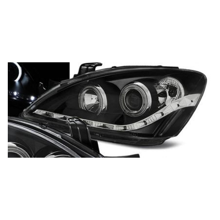 Кристални фарове Mitsubishi Lancer (2004-2007) - черни
