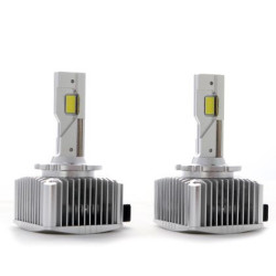 Лед крушки - Led система D1S за подмяна на фабричен ксенон 50W - Canbus 6000K - 100% по силни от фабричен ксен
