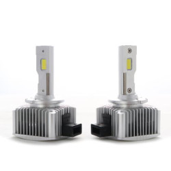 Лед крушки - Led система D1S за подмяна на фабричен ксенон 50W - Canbus 6000K - 100% по силни от фабричен ксен
