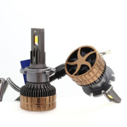 Лед крушки - Led система D1S / D2S / D2R / D3S / D4S модел STN1 за 12 Волта - 55W - Canbus 6000K - 1400% пове…