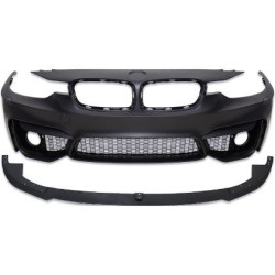 Предна Броня за BMW F30 (2011-2019) - M3 с лип спойлер - без отвори за парктроник