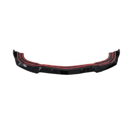 Добавка предна броня за Mercedes W204 C-class (2007-2013) - черен гланц