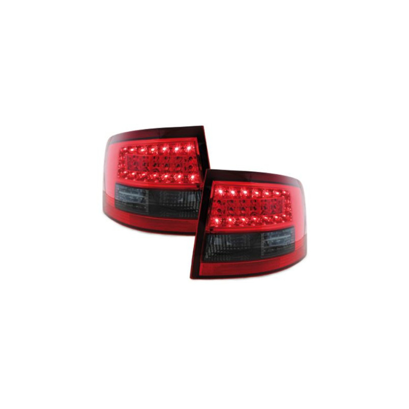 Диодни стопове  AUDI A6 комби  (97-04) - опушени / червени