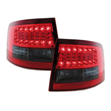 Диодни стопове  AUDI A6 комби  (97-04) - опушени / червени