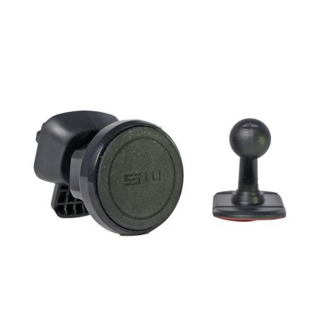 Поставка за телефон за въздуховод с магнит - черен цвят