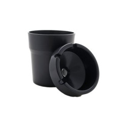 Пепелник за кола - черен цвят