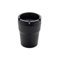 Пепелник за кола - черен цвят