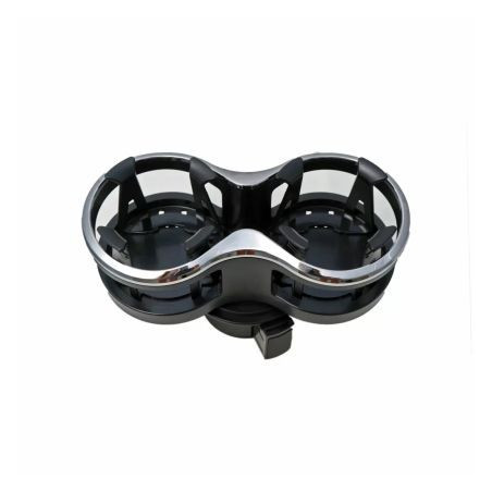 Поставка за две чаши - разклонител - черен цвят