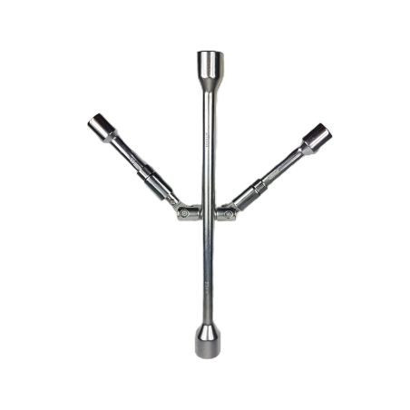 Кръстат ключ за джанти сгъваем - тип "Кръстачка" - размери 17