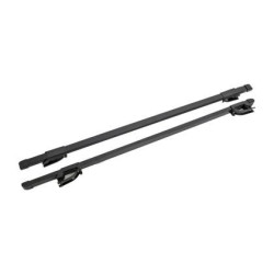 Напречни греди за багажник - за фабрични надлъжни релси с отвор - 120cm без ключ - метални