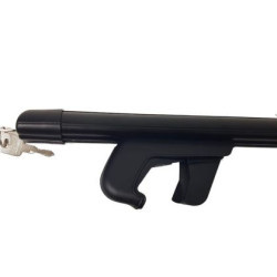 Греди напречни за багажник за кола - за стандартни надлъжни релси с отвор - 120cm с ключ - черни