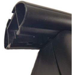 Греди напречни за багажник за кола - за стандартни надлъжни релси с отвор - 120cm с ключ - черни