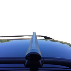 Греди напречни за багажник за кола - за стандартни надлъжни релси с отвор - 120cm с ключ - черни