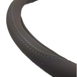 Калъф за волан от еко кожа 39см - Simple - сив цвят