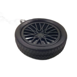 Ключодържател Алуминиева джанта с гума- черна