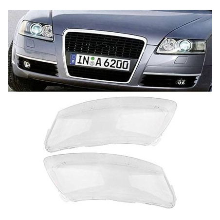 Стъкла за фарове за Audi A6 C6 (2006-2011) - к-т 2бр.