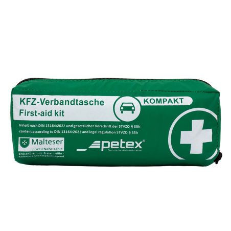 Аптечка Petex със съдържание според DIN 13164 зелена