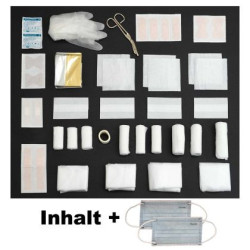 Аптечка Petex със съдържание според DIN 13164 зелена