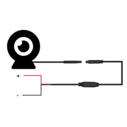WiFi Камера за задно виждане за телефон за бус, камион, кемпер - с 18 ярки диода - модел 2