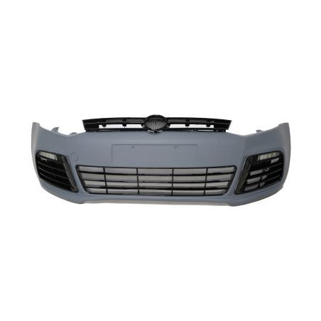 Предна броня за Volkswagen Polo (2011-2017) - R-line дизайн с дневни светлини