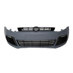 Предна броня за Volkswagen Polo (2011-2017) - R-line дизайн с дневни светлини