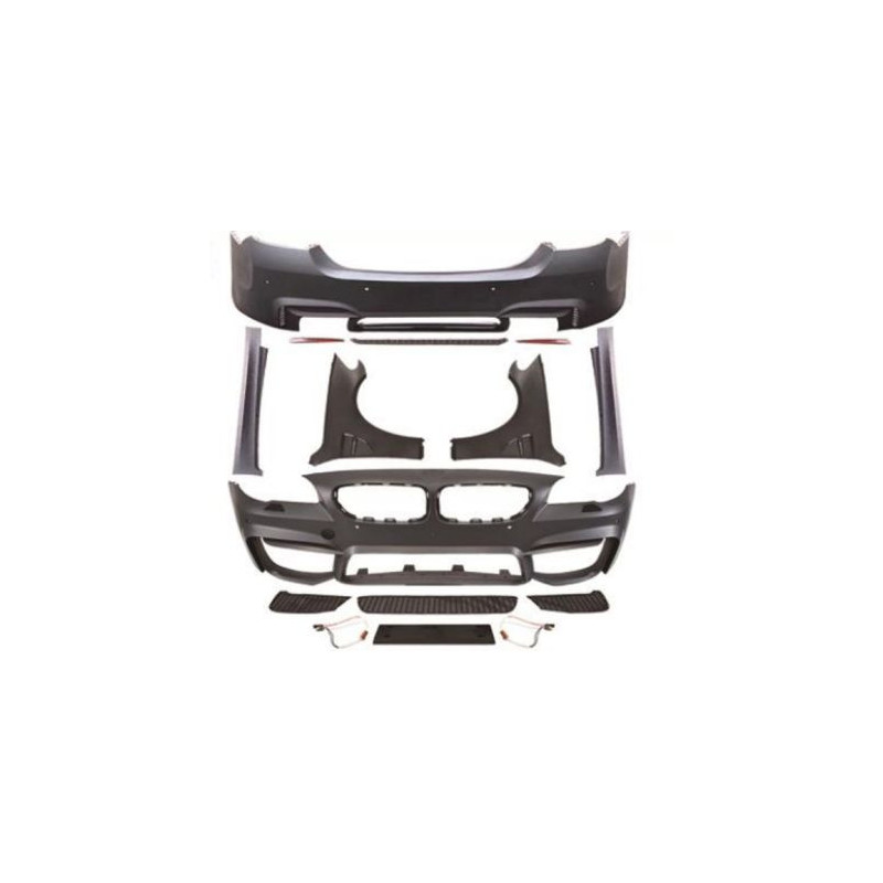 Body Kit М пакет за BMW F10 (2010+) - M4 Дизайн с двоен дифузьор