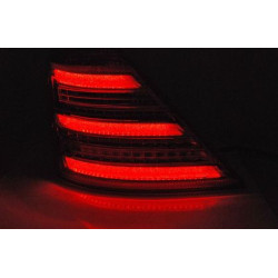 Диодни стопове за Mercedes W221 S-Class (2005-2011) - фейслифт дизайн W222 с бягащ мигач