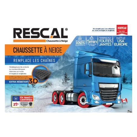 Текстилни вериги за сняг за камион и автобус Rescal - размер 160 - 2бр.