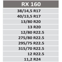 Текстилни вериги за сняг за камион и автобус Rescal - размер 160 - 2бр.