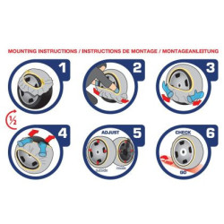 Текстилни вериги за сняг за камион и автобус Rescal - размер 180 - 2бр.