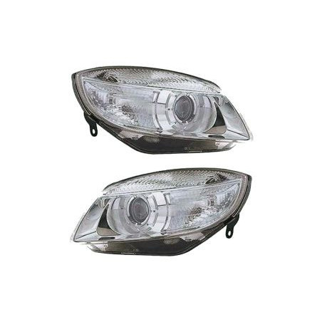 Кристални фарове  SKODA FABIA (2007+) / ROOMSTER